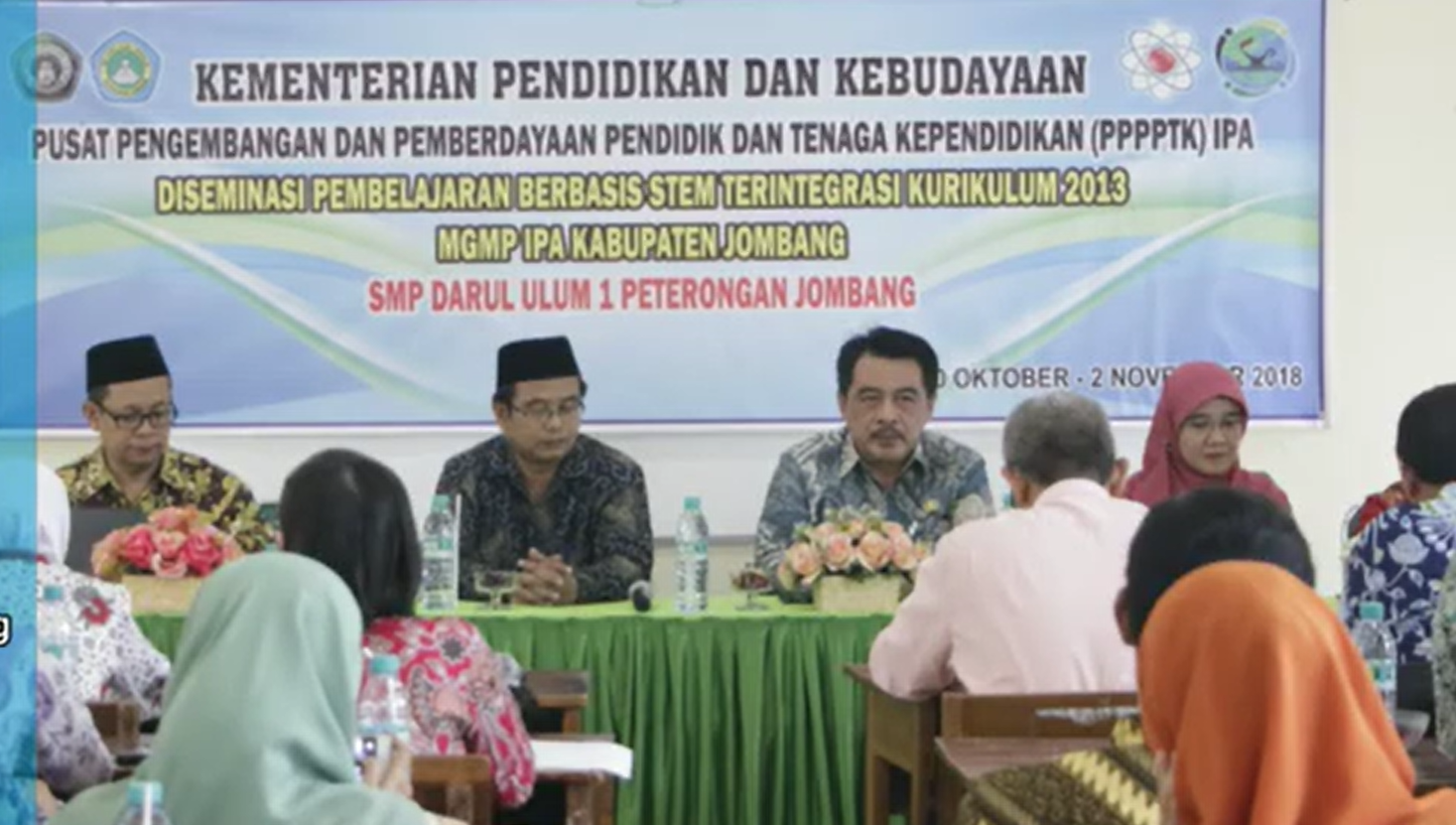 Diseminasi Pembelajaran STEM K13 P4TK IPA Bandung 2018